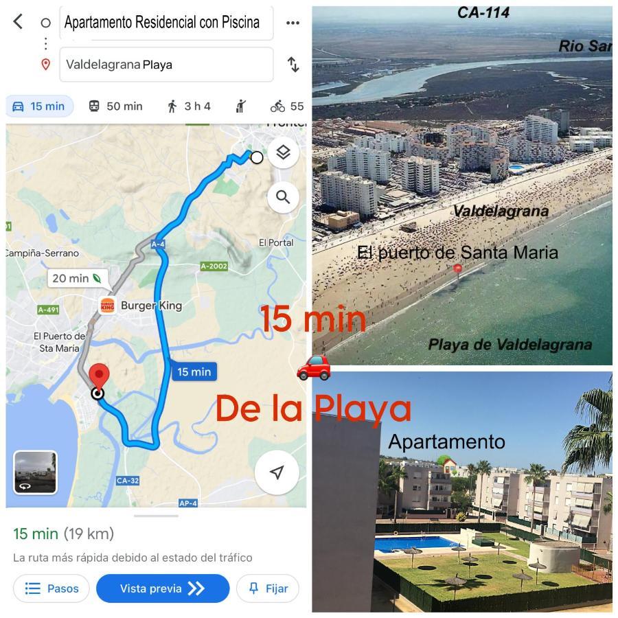 Apartamento Jerez Sur - Con Piscina Y Garaje Apartment Jerez de la Frontera Exterior foto